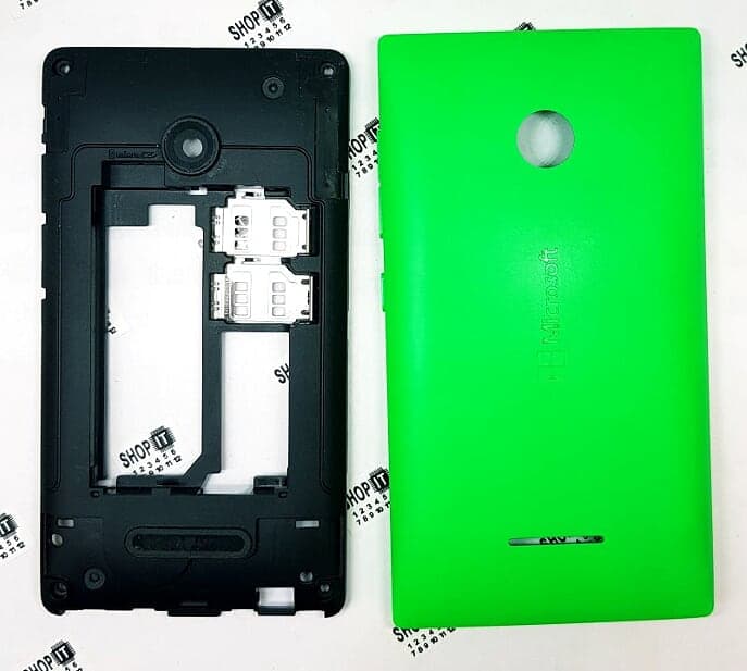 Крышка Microsoft Lumia 435 DS (RM-1069) зеленый
