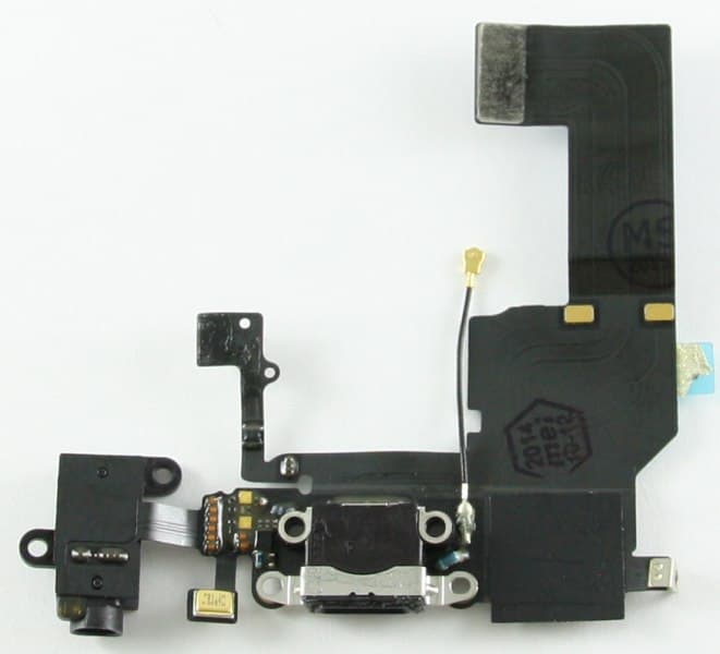 Шлейф на системный разъем iPhone 5С черный