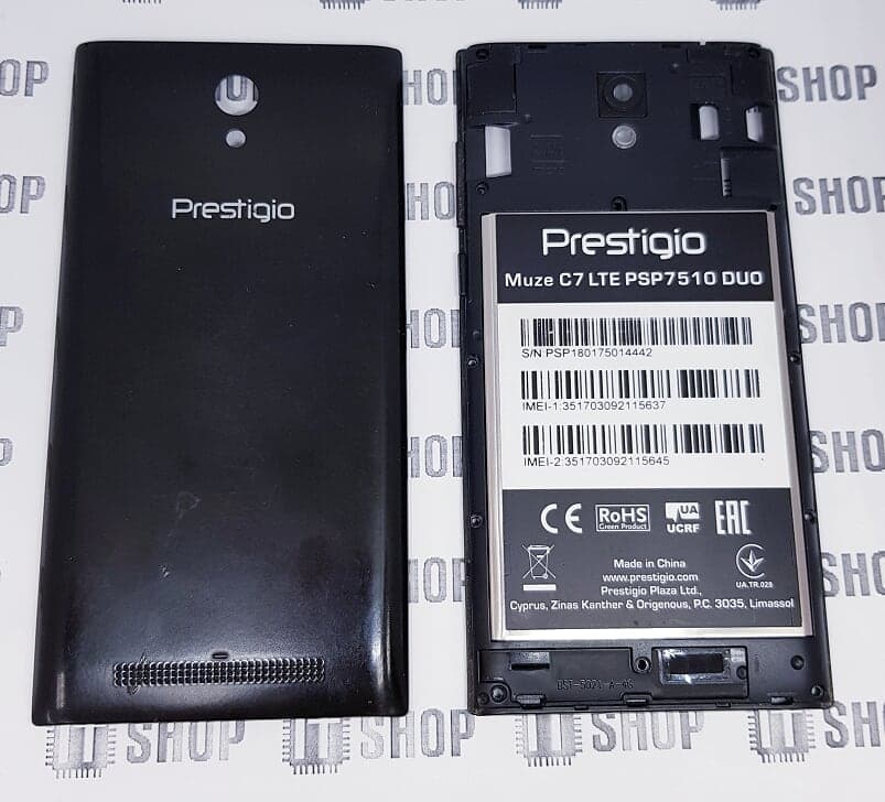 Средняя часть + задняя крышка Prestigio Muze C7 LTE, PSP7510 DUO