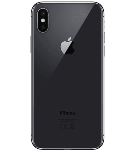 Задняя крышка iPhone X черный