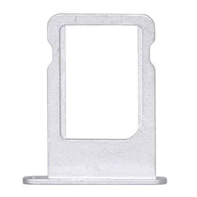 Лоток держатель Sim карты Apple Iphone 5S серебристый