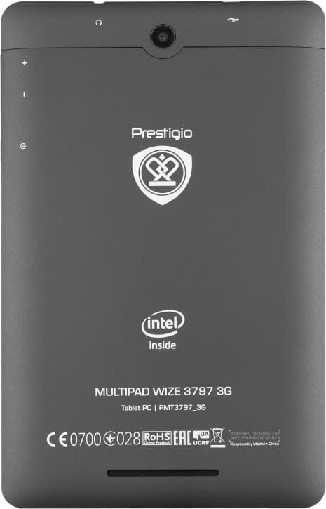 Задняя крышка Prestigio Multipad WIZE 3797 3G темно-серый