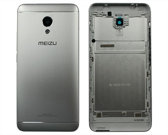 Задняя крышка Meizu M5s серебро