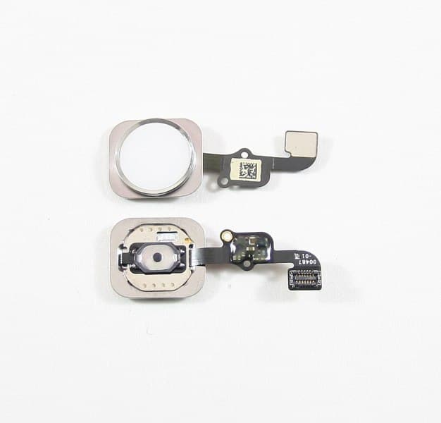 Кнопка Home в сборе iPhone 6S, 6S plus серебро