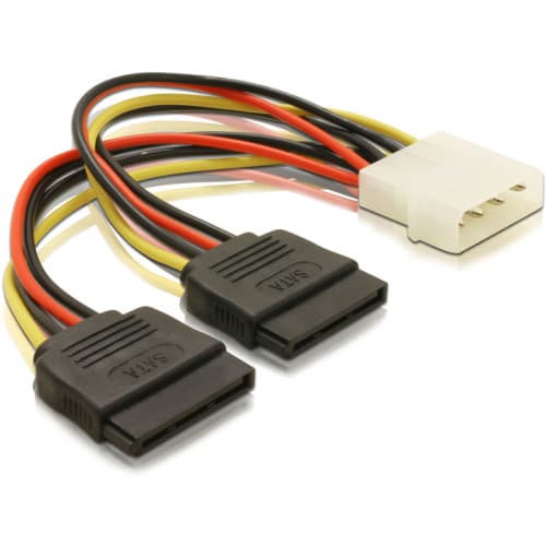 Переходник Molex (4pin) - SATA x2