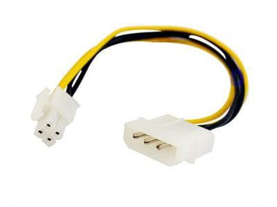 Переходник питания с Molex 4 pin на 4 Pin ATX