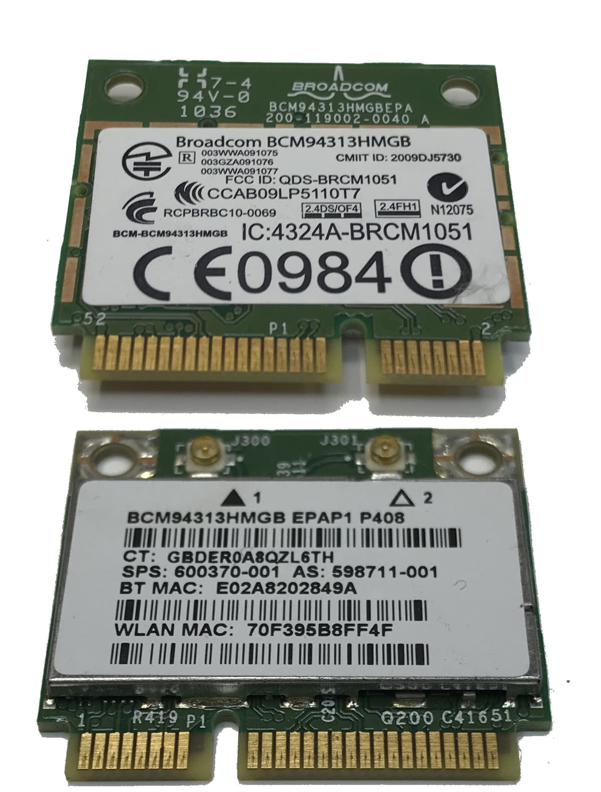 Wi-Fi+Bluetooth модуль Broadcom BCM94313HMGB