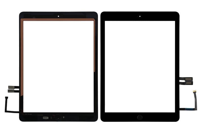 Тачскрин для iPad 9.7" (2017) (A1822,A1823) + кнопка HOME (черный)