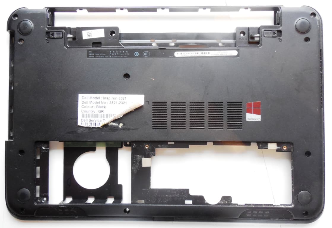 Нижняя часть корпуса ноутбука Dell 3521