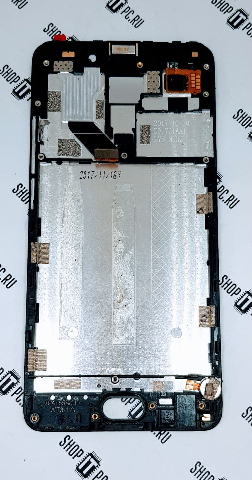 Дисплей + тачскрин в рамке Meizu M6 Note Б/У
