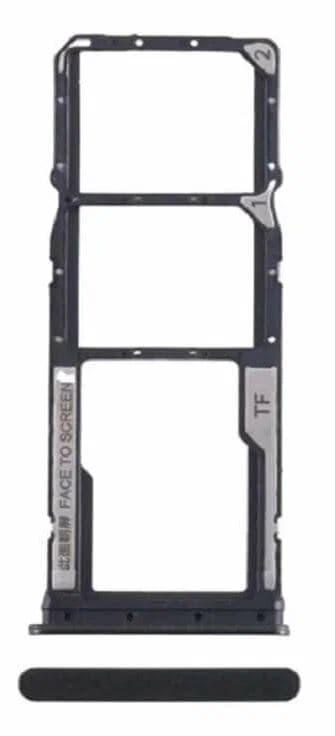 SIM лоток Xiaomi Poco C65 (2310FPCA4G) синий