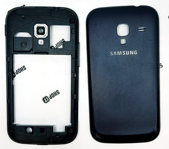 Крышка с корпусом Samsung Galaxy Ace II GT-I8160 черный