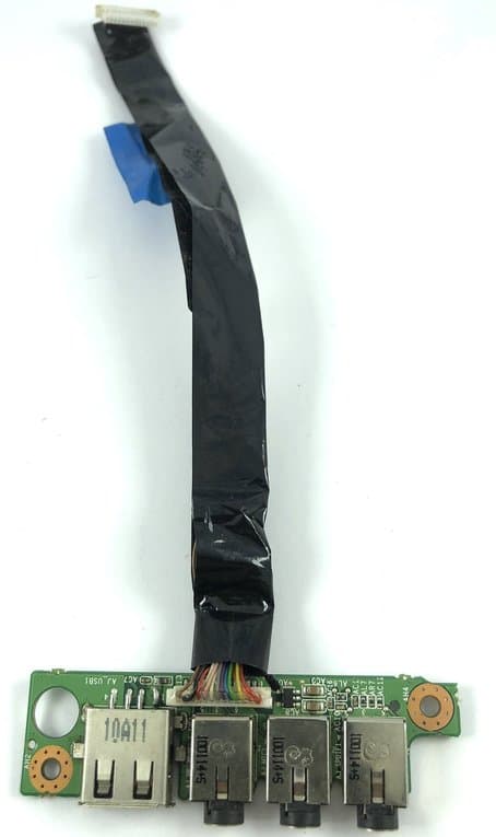Плата с разъемами audio, USB Irbis M53AA