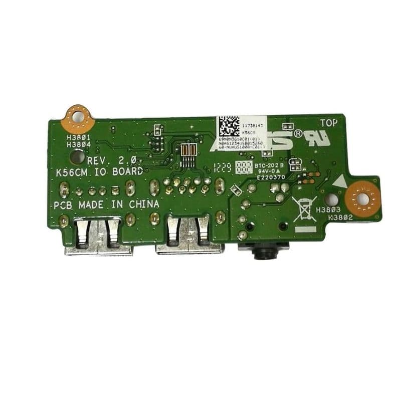 Плата с разъемами audio, USB ASUS K56CM