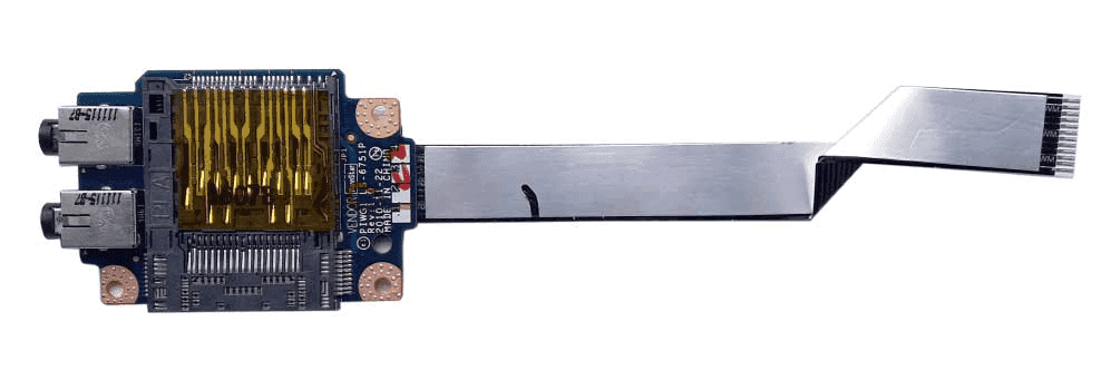 Плата с разъемами audio, CardReader Lenovo G570