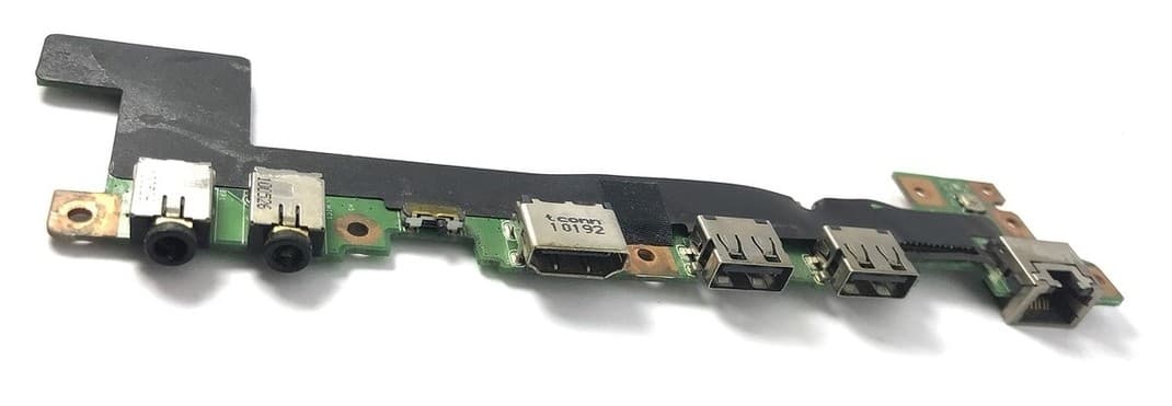 Плата с разъемами audio, USB HDMI LAN Lenovo IdeaPad U160