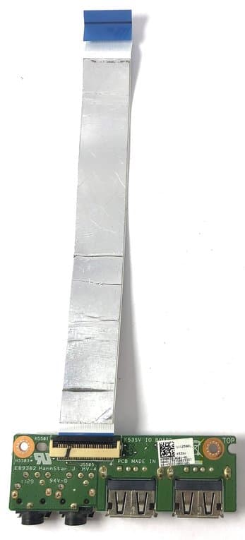Плата с разъемами audio, USB Asus A53SV
