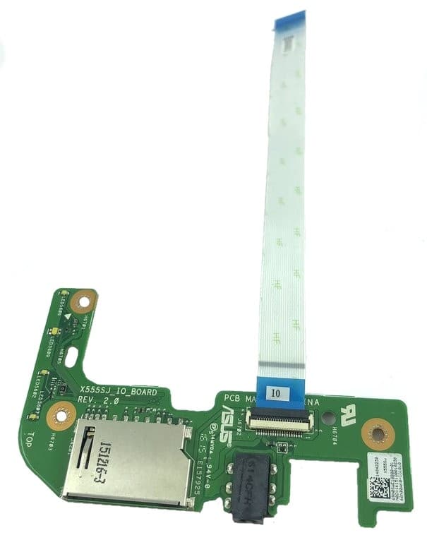 Плата с разъемами audio, CardReader Asus X555SJ