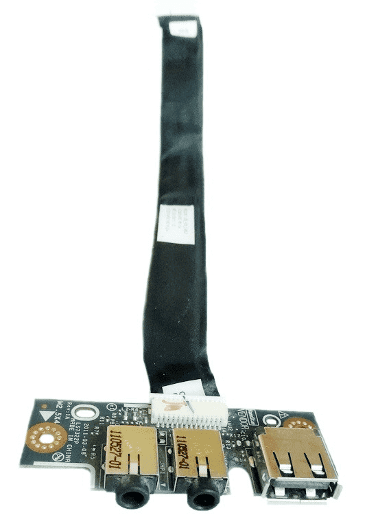 Плата с разъемами audio, USB Asus K53T