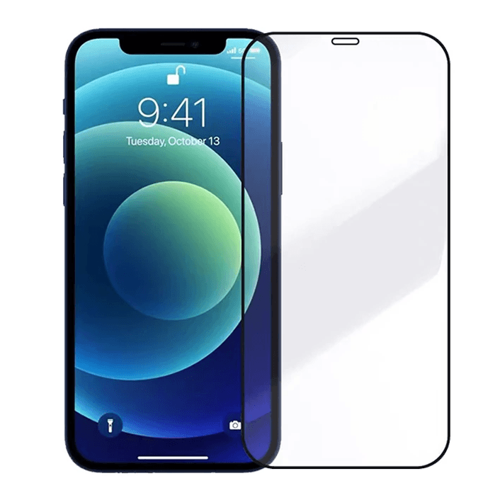Защитное стекло iPhone 12/12 Pro (6D) черный