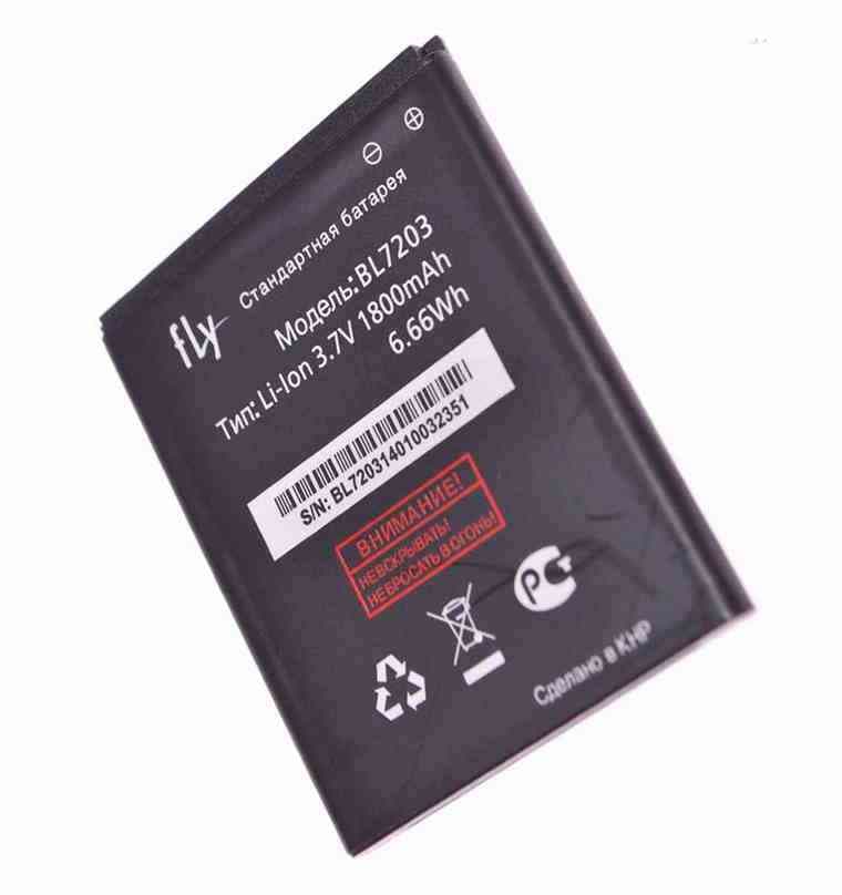 АКБ FLY BL7203 телефона IQ4405, IQ4413 1800 mah