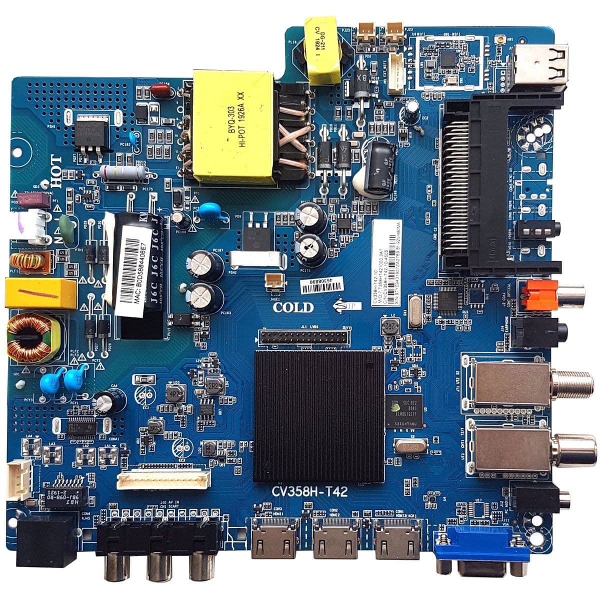 Системная плата cv358h-t42-10 от DEXP F43E8000Q Orig.