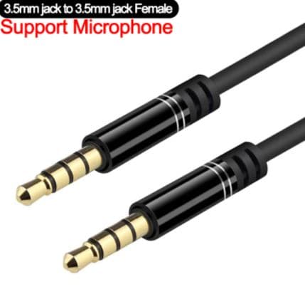 Кабель AUX 3.5mm 80mm 4PIN
