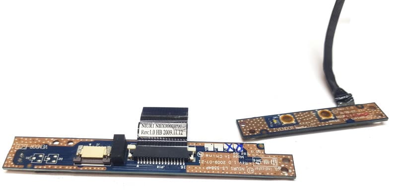 Плата кнопки включения Lenovo Ideapad U455