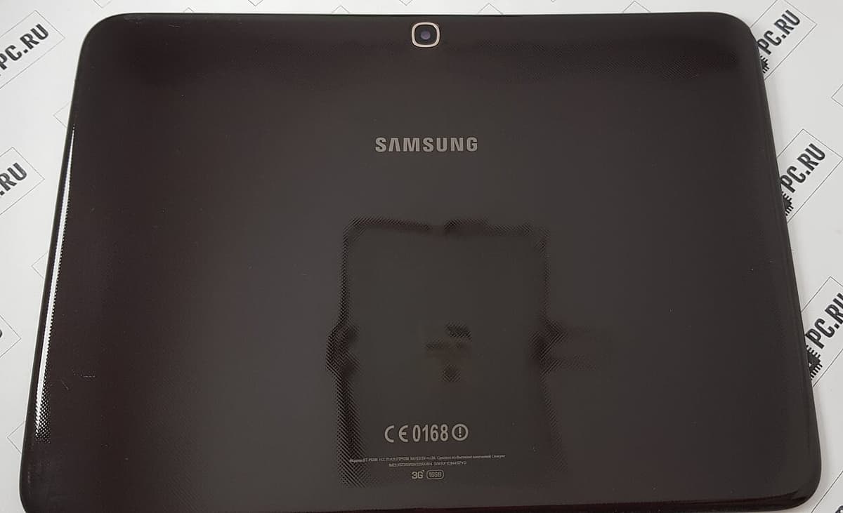 Задняя крышка SAMSUNG GALAXY TAB 2 10.1 P5200 (красная)