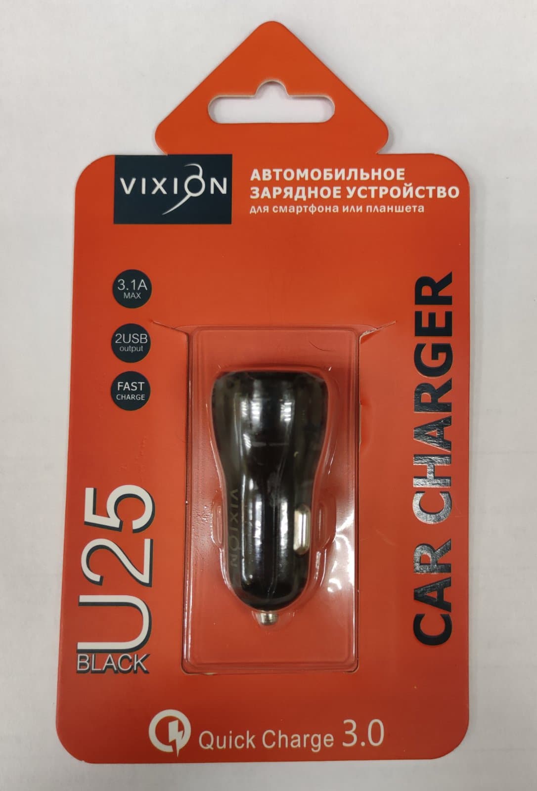 АЗУ VIXION U25 Quick Charger 3.0