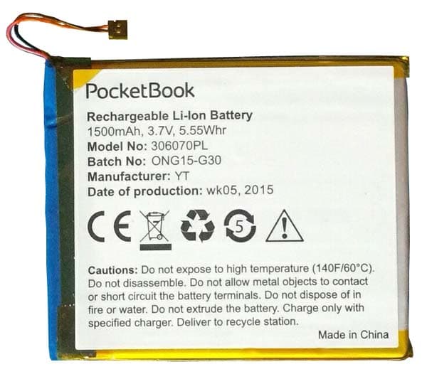 АКБ Pocketbook Touch Lux 3 626 Plus