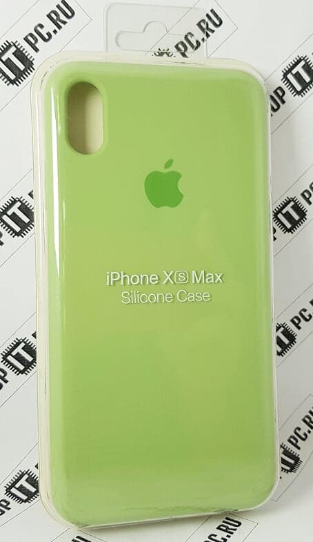 Чехол iPhone XS Max Apple (мятный)