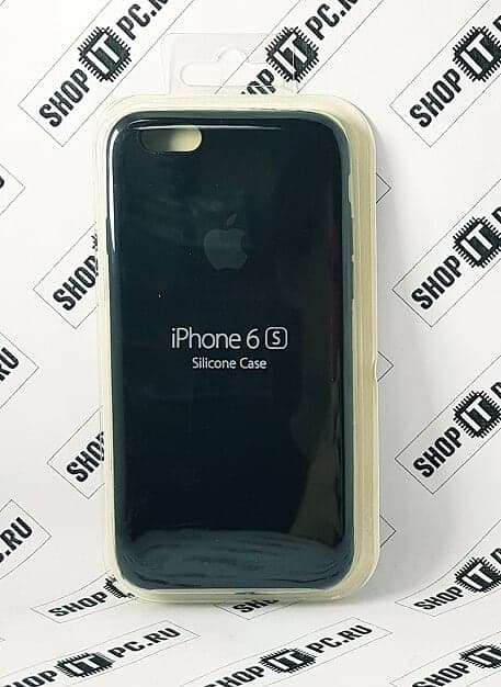Чехол iPhone 6s Silicone Case (черный)