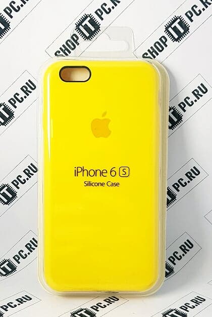 Чехол iPhone 6s Silicone Case (желтый)