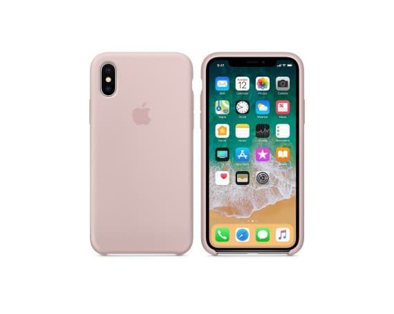 Чехол iPhone X / XS Silicone Case (розовый)