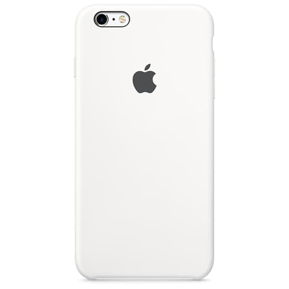 Чехол iPhone 6 Plus / 6s Plus Silicone Case (белый)