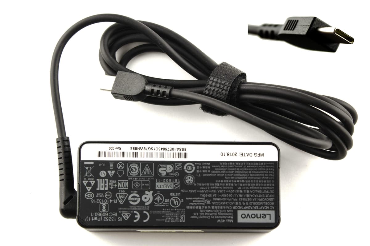 Блок питания Lenovo 20V 2.25A (Type C) 45W