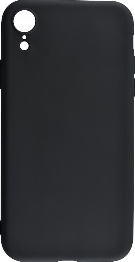 Чехол iPhone XR Silicone (черный)