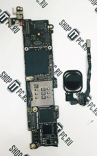 Системная плата iPhone SE A1723 (под восстановление)