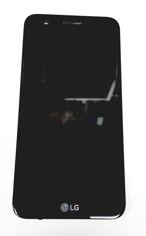 Дисплей + тачскрин LG K10 (2017) M250 в рамке (черный)