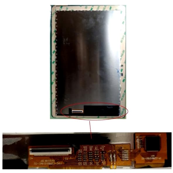 Дисплей + тачскрин BDF 6580 (FPC-CZNB101861-02)