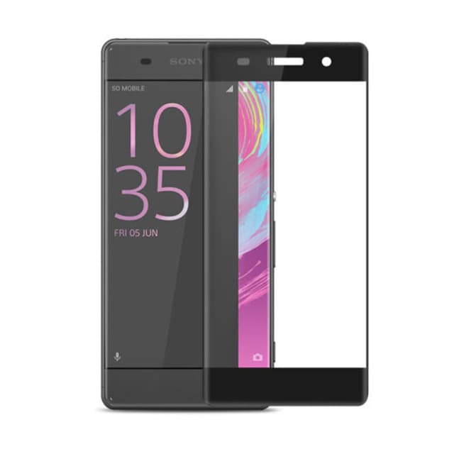 Защитное стекло Sony Xperia XA 3D (тех упак) черное