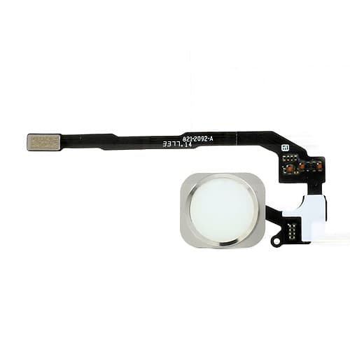 Шлейф на кнопку Home iPhone 5S серебро