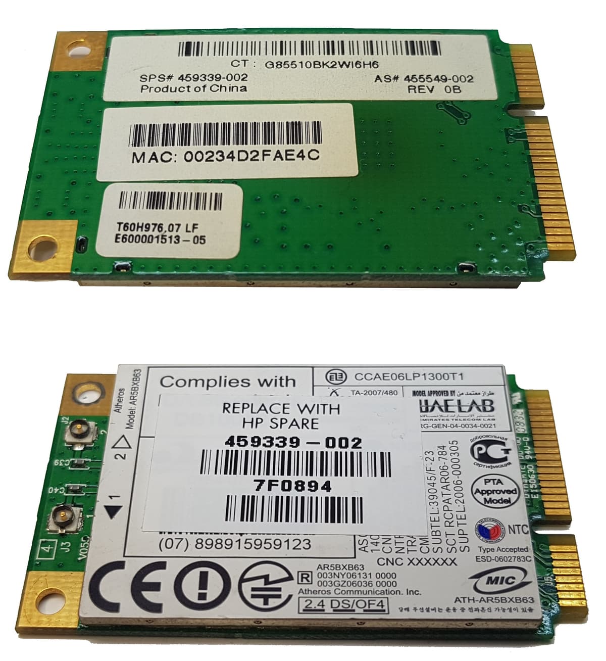 Wi-Fi модуль HP 459339-002