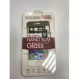 Защитное стекло цветное серебро iPhone 6/6S комплект:SHOP.IT-PC