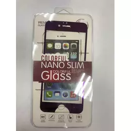 Защитное стекло цветное фиолетовое iPhone 6/6S комплект:SHOP.IT-PC