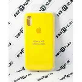 Чехол iPhone X / XS Silicone Case (желтый):SHOP.IT-PC