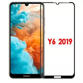 Защитное стекло Huawei Y6 (2019) Full черное:SHOP.IT-PC
