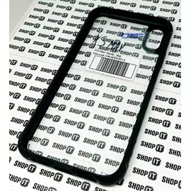 Чехол iPhone XS Max (черный) прозрачная задняя крышка:SHOP.IT-PC