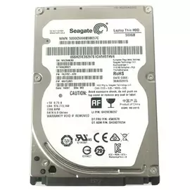 Жёсткий диск Seagate Laptop Thin 500Gb 16Mb 5400 rpm:SHOP.IT-PC
